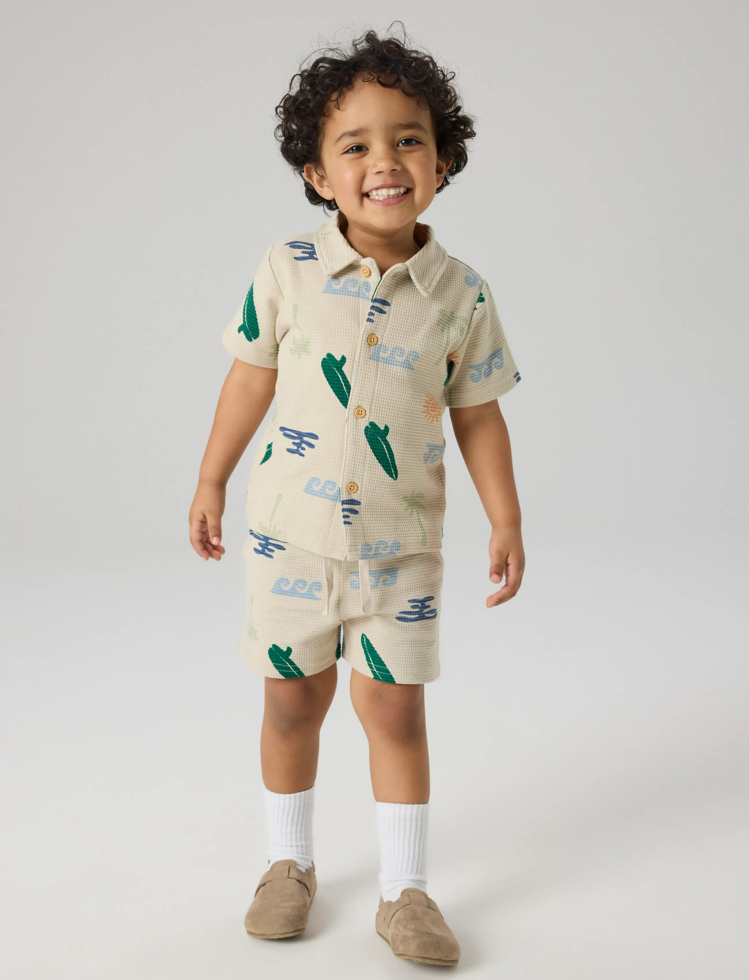 name it - NMMFALCAN NREG SHORTS - shorts en molleton - peyote - 2