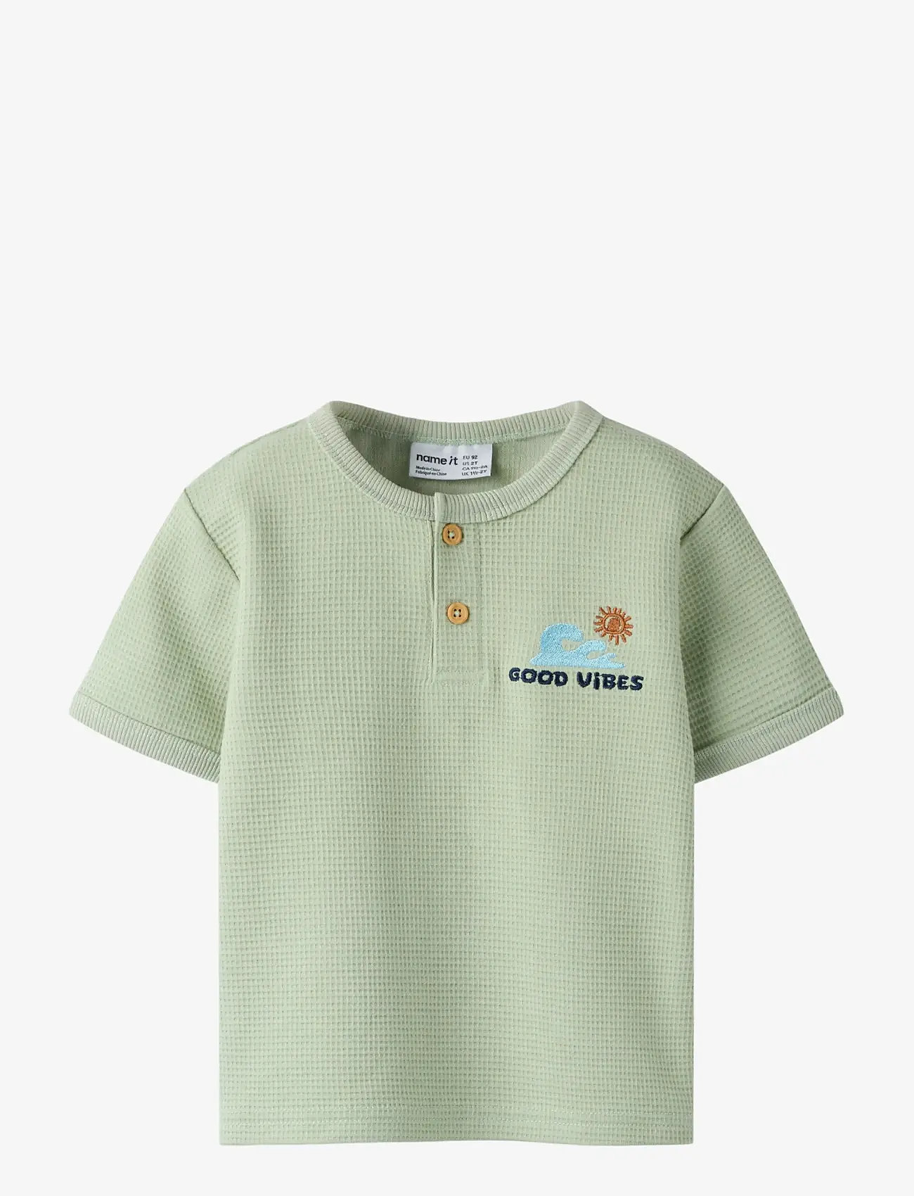 name it - NMMFALLAN SS NREG TOP - kortærmede t-shirts - swamp - 0