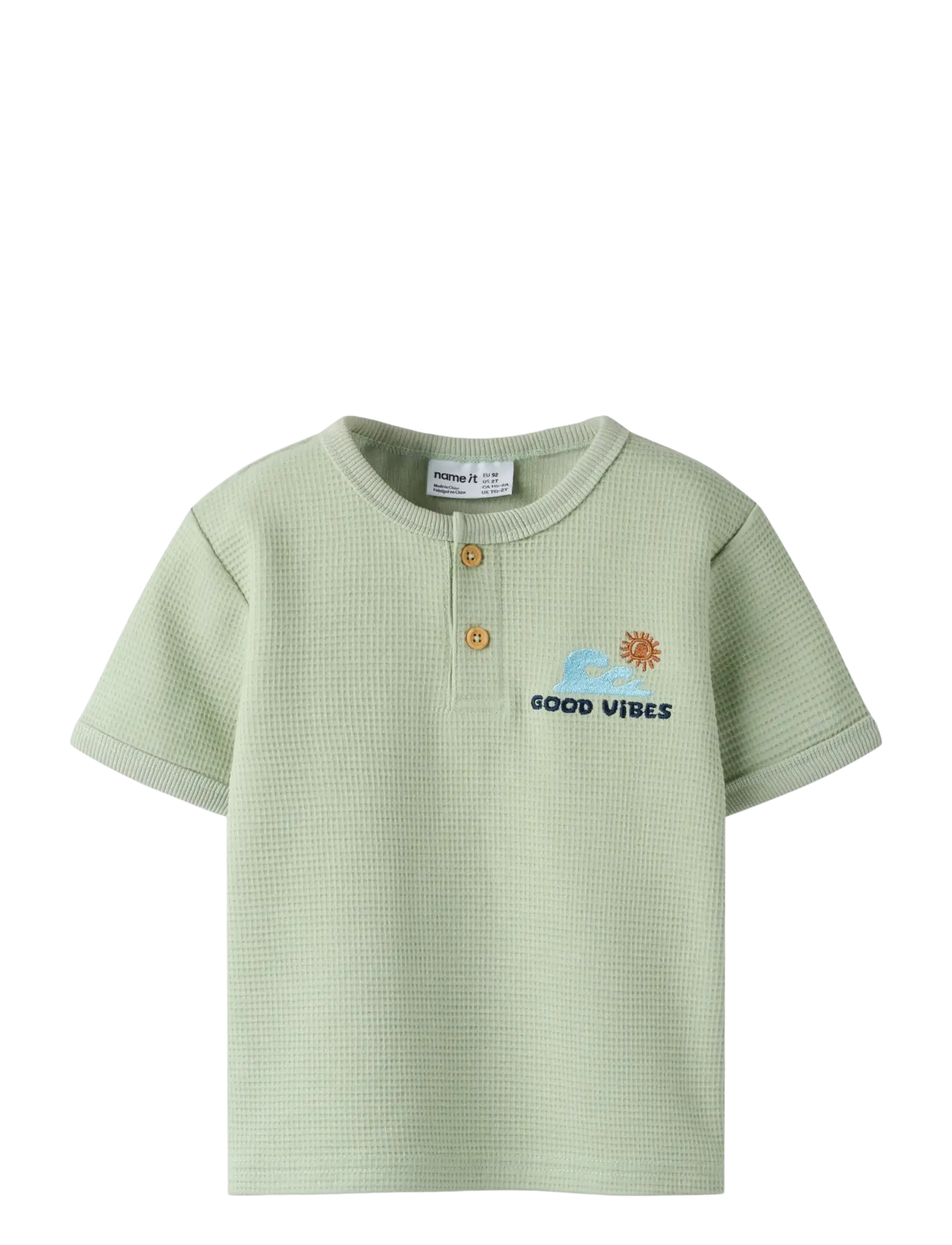 name it NMMFALLAN SS NREG TOP - Nach Größe einkaufen - SWAMP / green