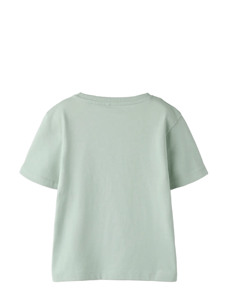 name it - NMMFINNUR SS NREG TOP - kortärmade t-shirts - aqua gray - 1