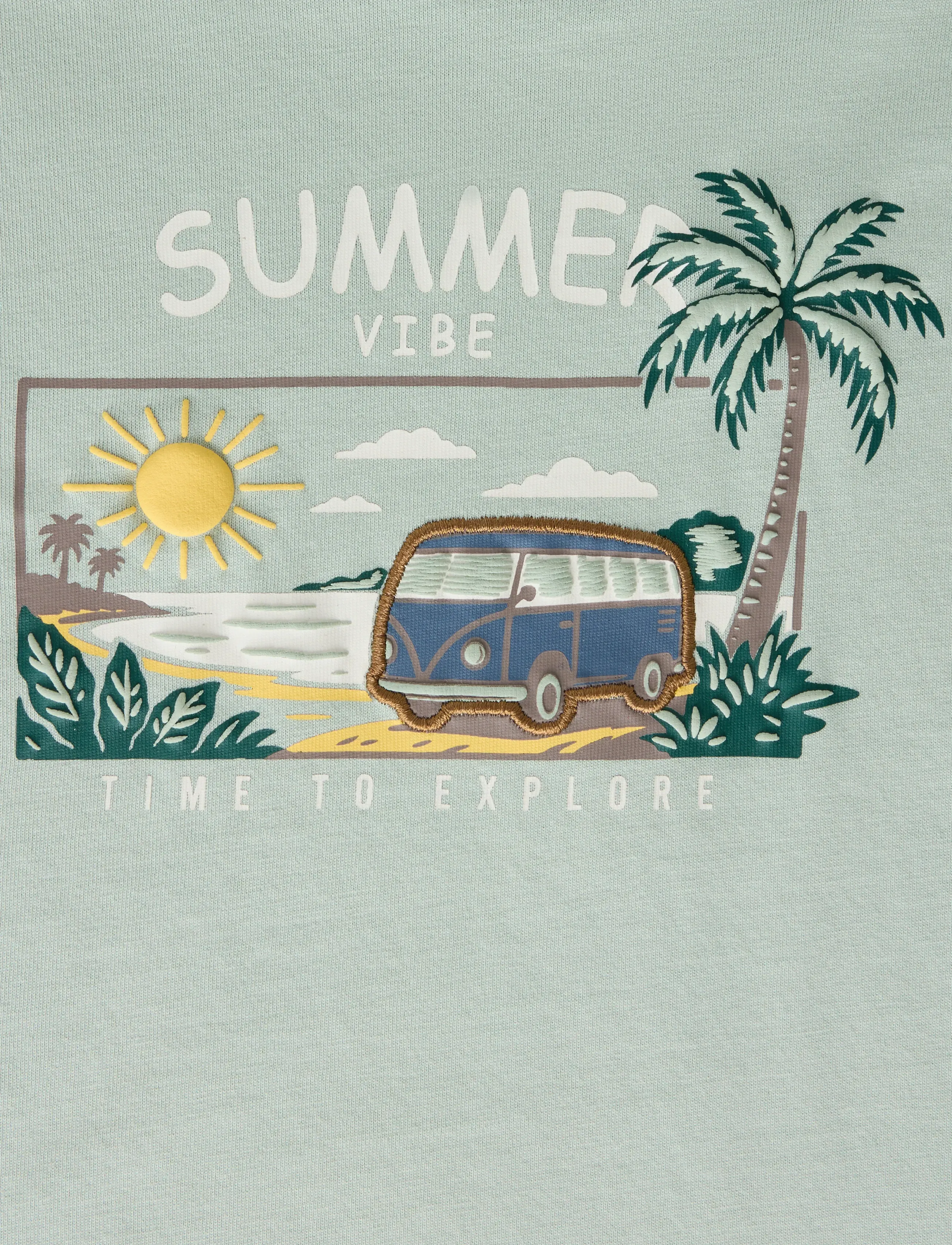 name it - NMMFINNUR SS NREG TOP - kortärmade t-shirts - aqua gray - 4