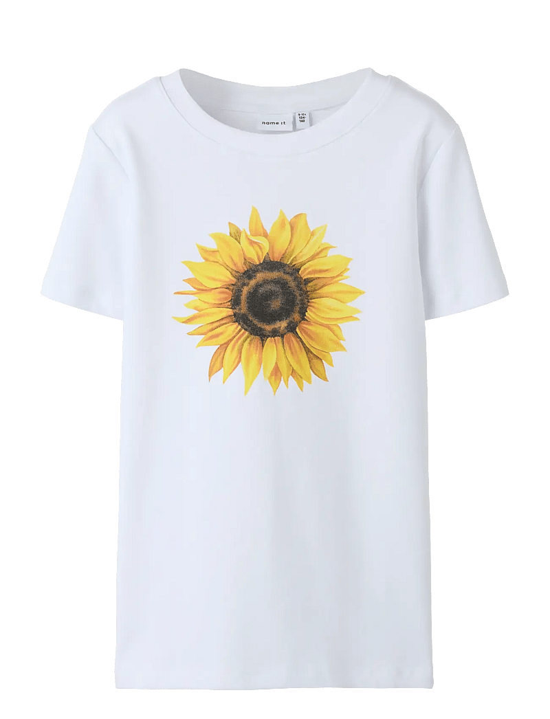 name it - NKFFREYAA SS TOP - kortærmede t-shirts - cloud dancer - 0