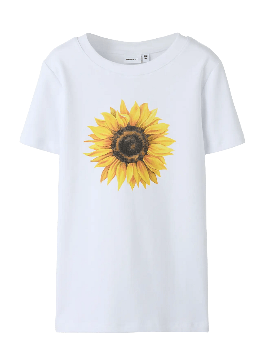 name it - NKFFREYAA SS TOP - lühikeste varrukatega t-särgid - cloud dancer - 0