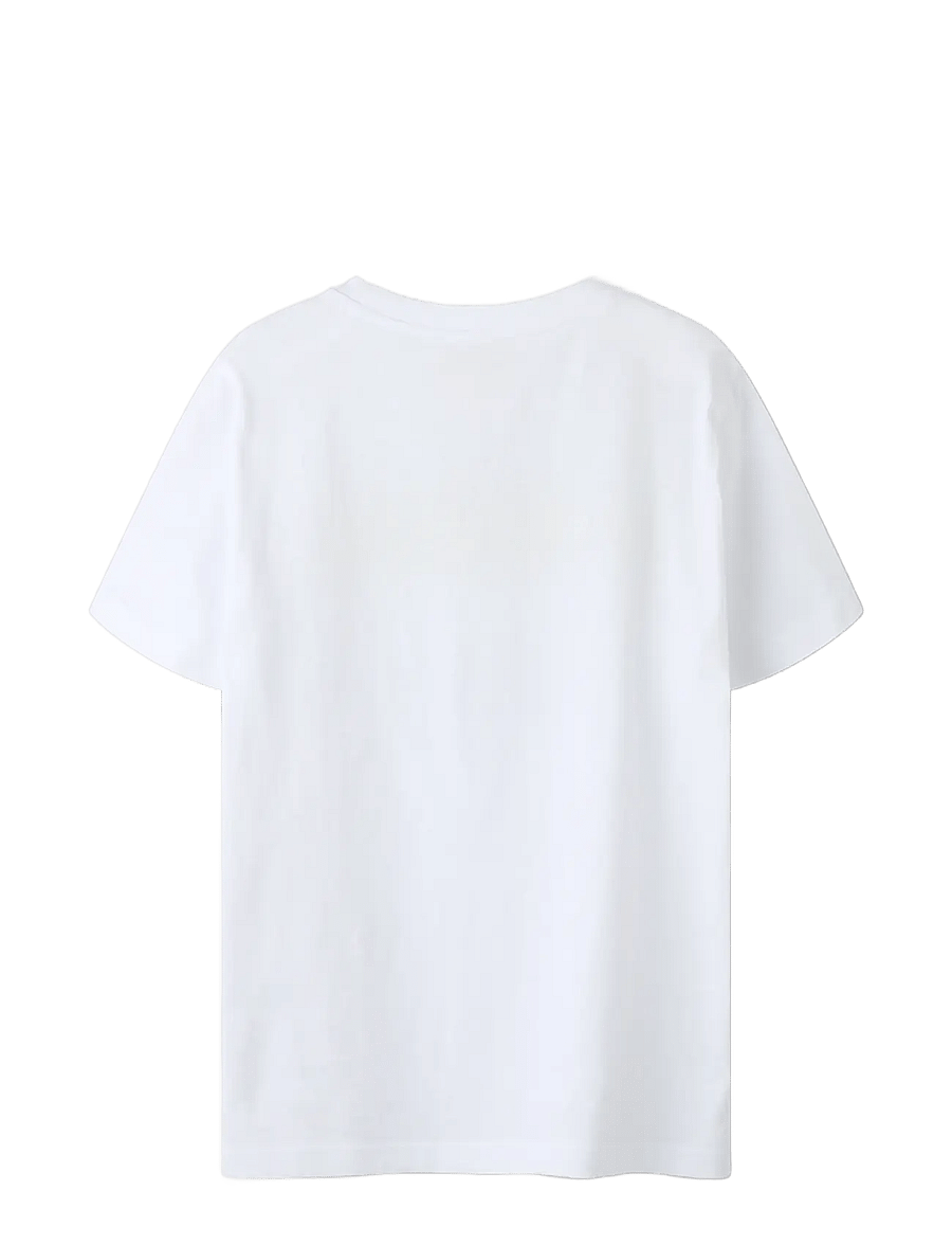 name it - NKMFALCO SS NREG TOP - kurzärmelige - bright white - 1