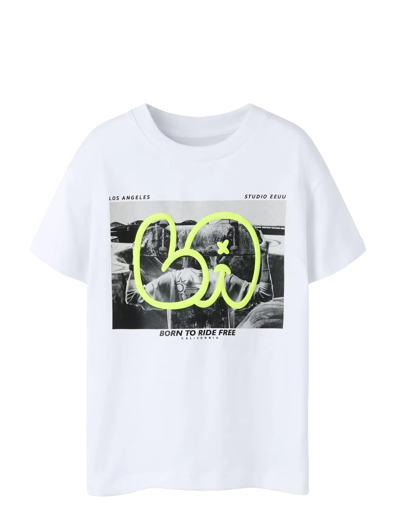 name it NKMFALCO SS NREG TOP - Yläosat - BRIGHT WHITE / white