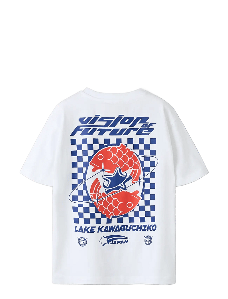 name it - NKMFABIO SS NREG TOP - kortærmede t-shirts - bright white - 1