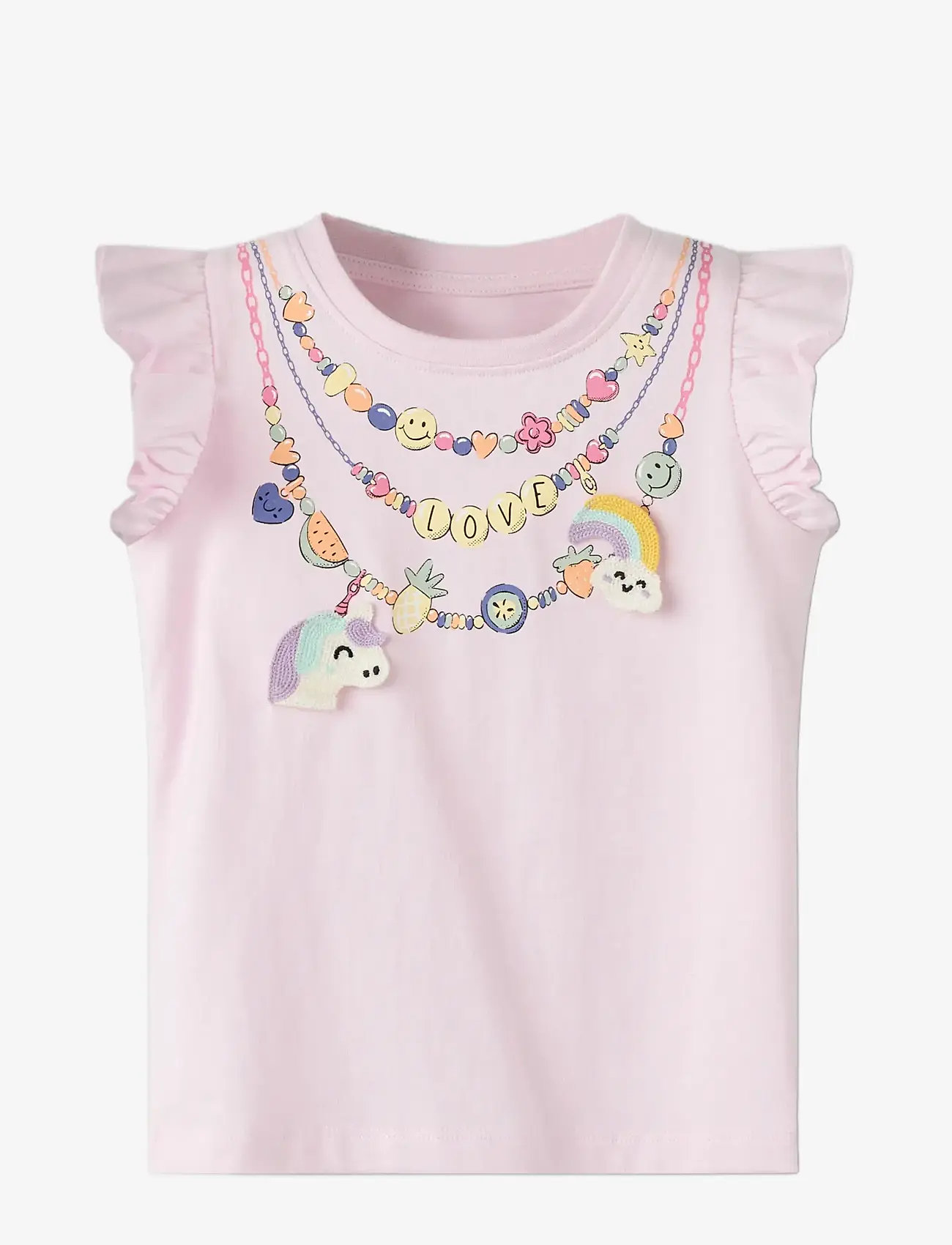 name it - NMFFULLINA SS TOP - varrukateta - ballerina - 0