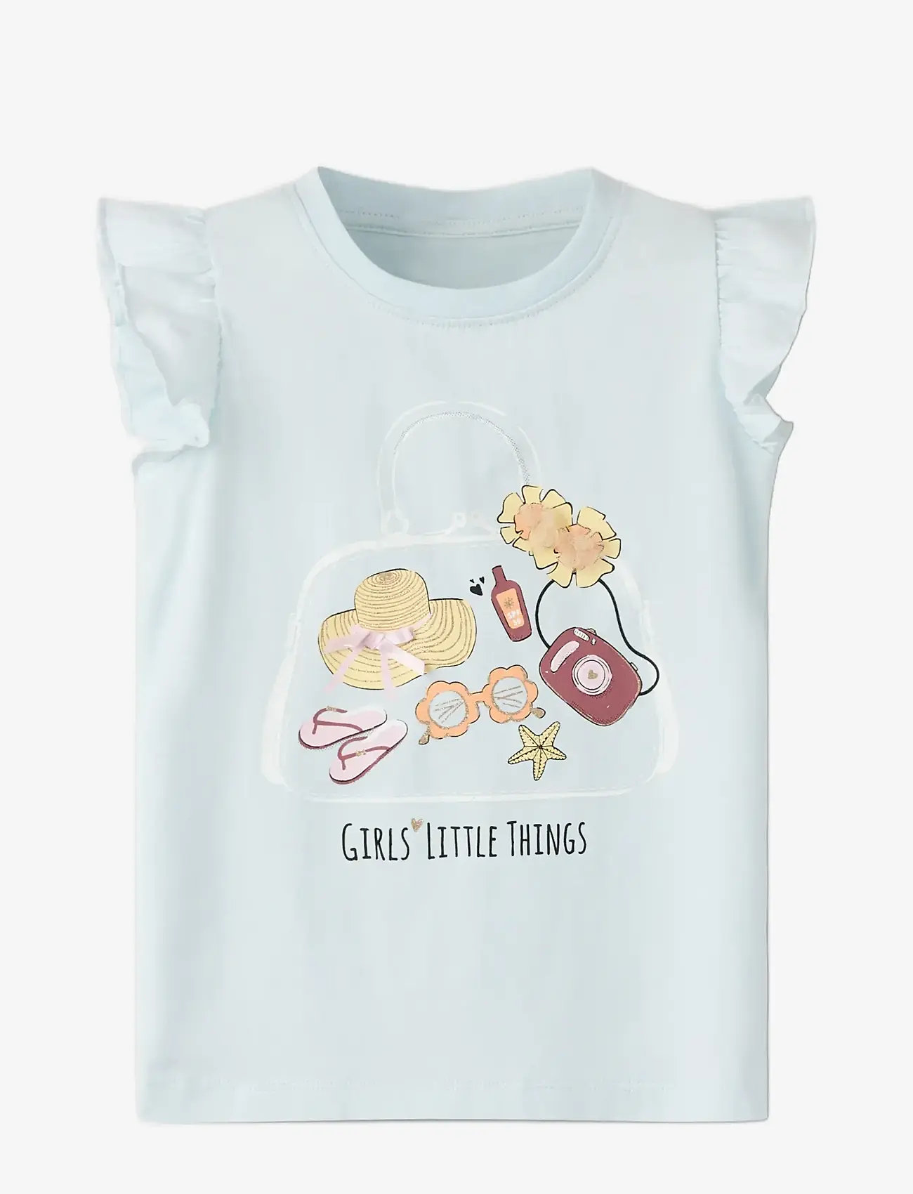 name it - NMFFULLINA SS TOP - Ærmeløs undertrøje - ice water - 0