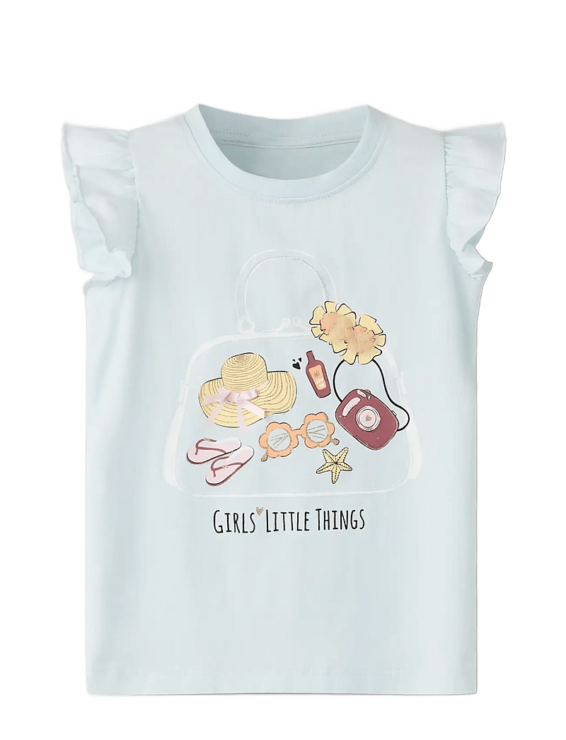 name it - NMFFULLINA SS TOP - Ærmeløs undertrøje - ice water - 0