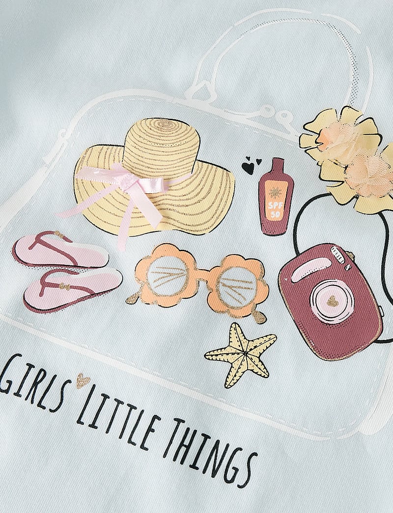 name it - NMFFULLINA SS TOP - Ærmeløs undertrøje - ice water - 3