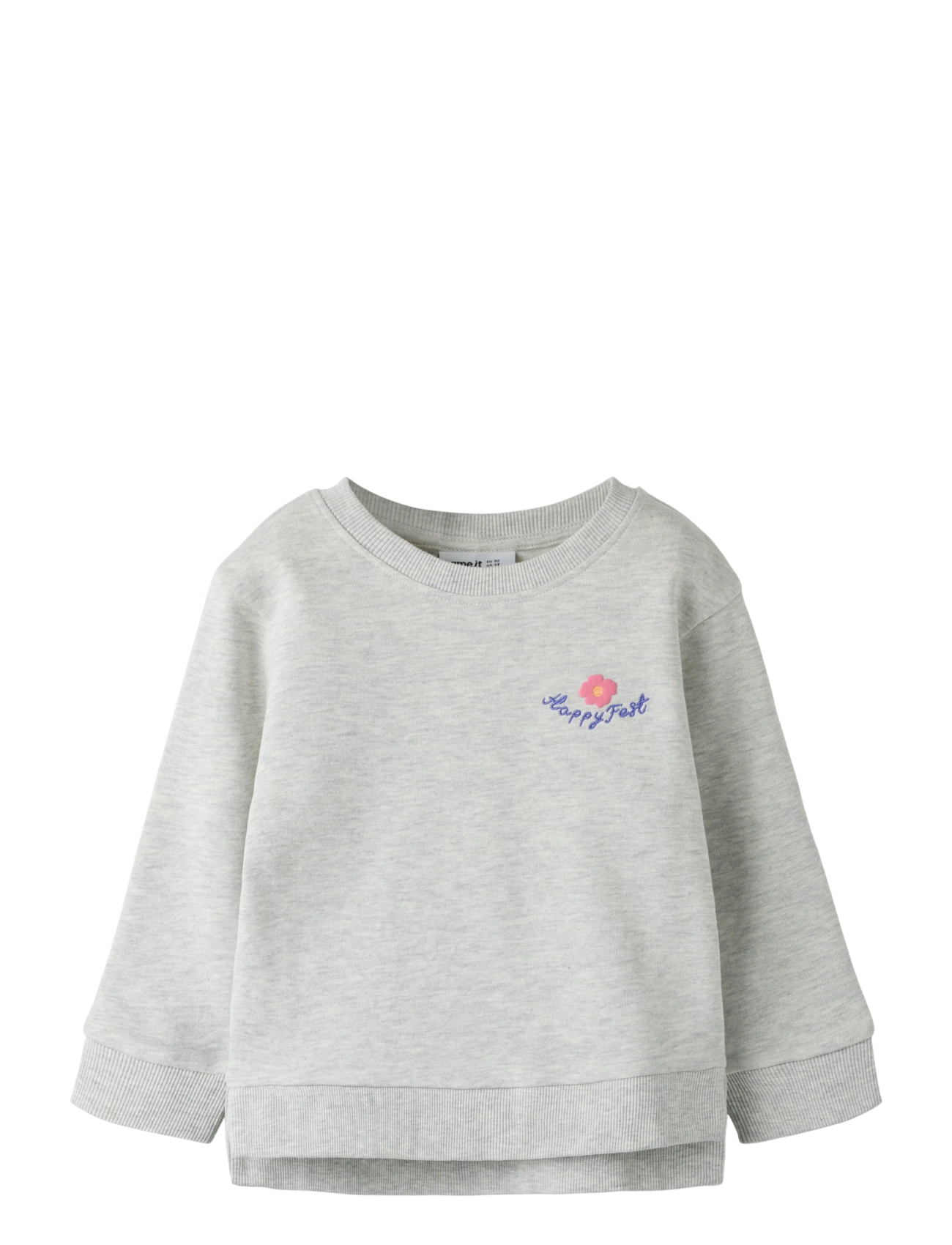 name it NMFFUNNA LS NREG SWE BRU - Kläder - LIGHT GREY MELANGE / grey