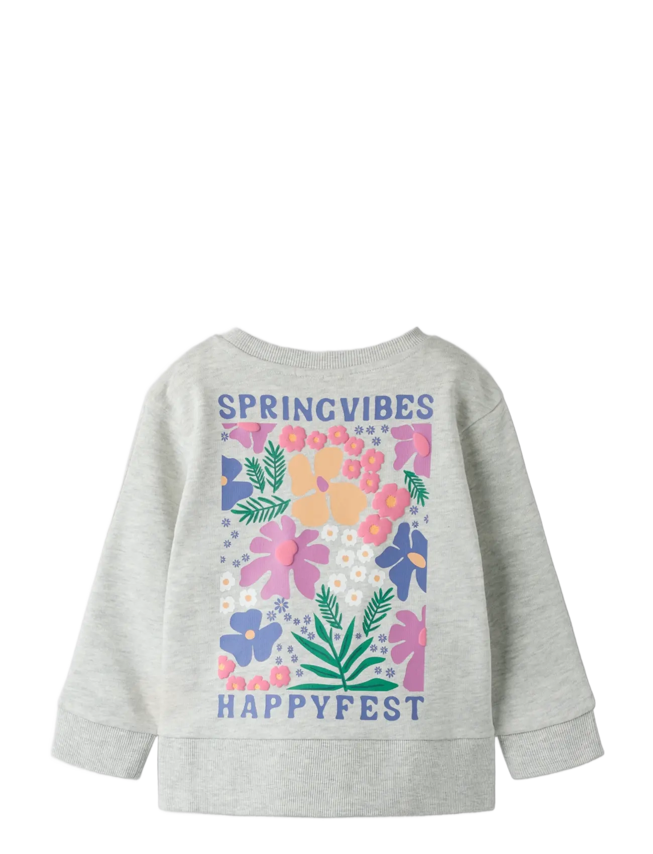 name it - NMFFUNNA LS NREG SWE BRU - light grey melange - 2