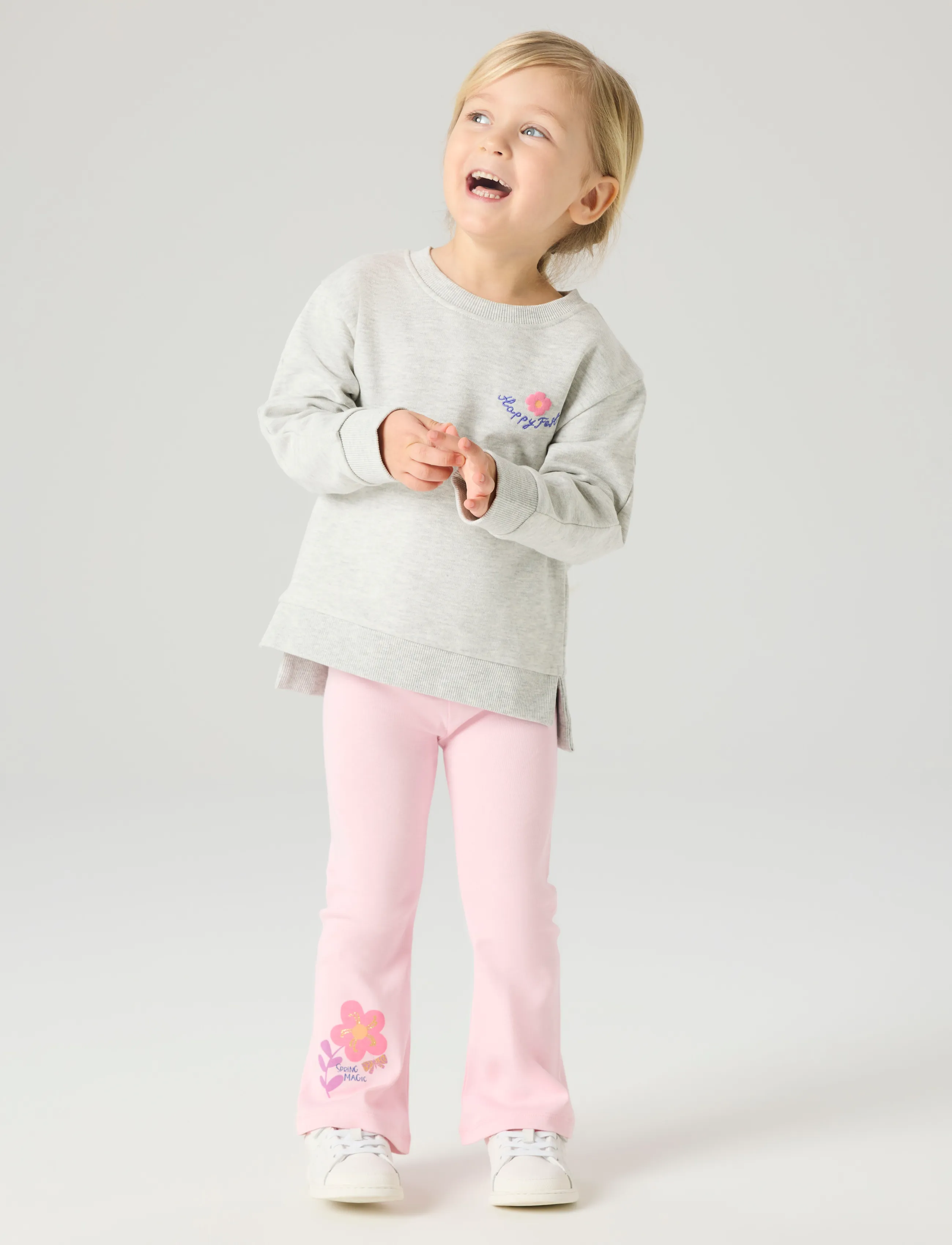 name it - NMFFUNNA LS NREG SWE BRU - light grey melange - 3