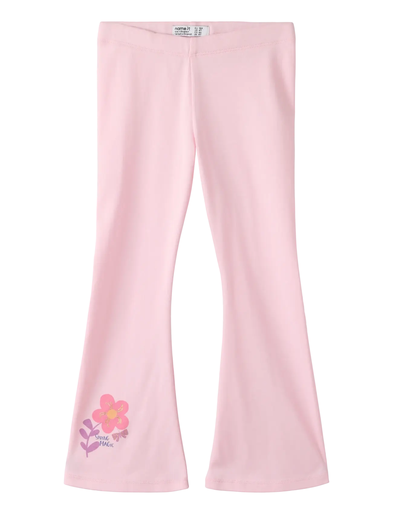 name it Nmffiliama Bootcut Legging, Børn, Bootcut Leggings, Pink, Str: 92
