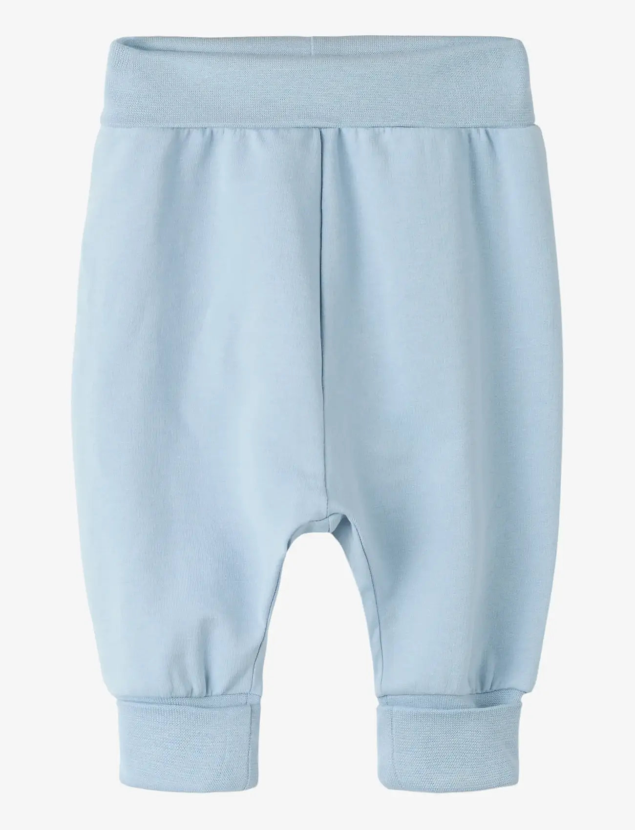 name it - NBNFRAE SWE PANT UNB - gode sommertilbud - blue fog - 0
