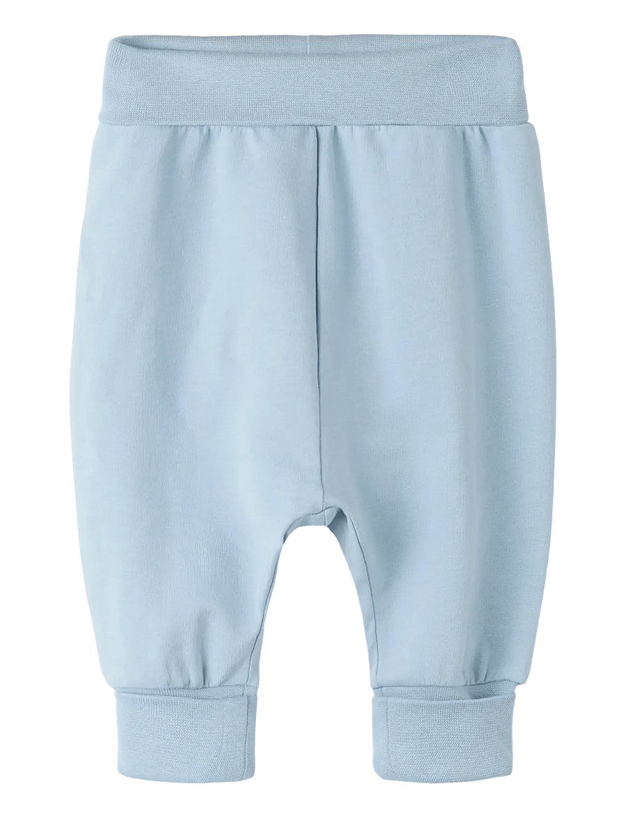 name it - NBNFRAE SWE PANT UNB - sweatpants - blue fog - 0