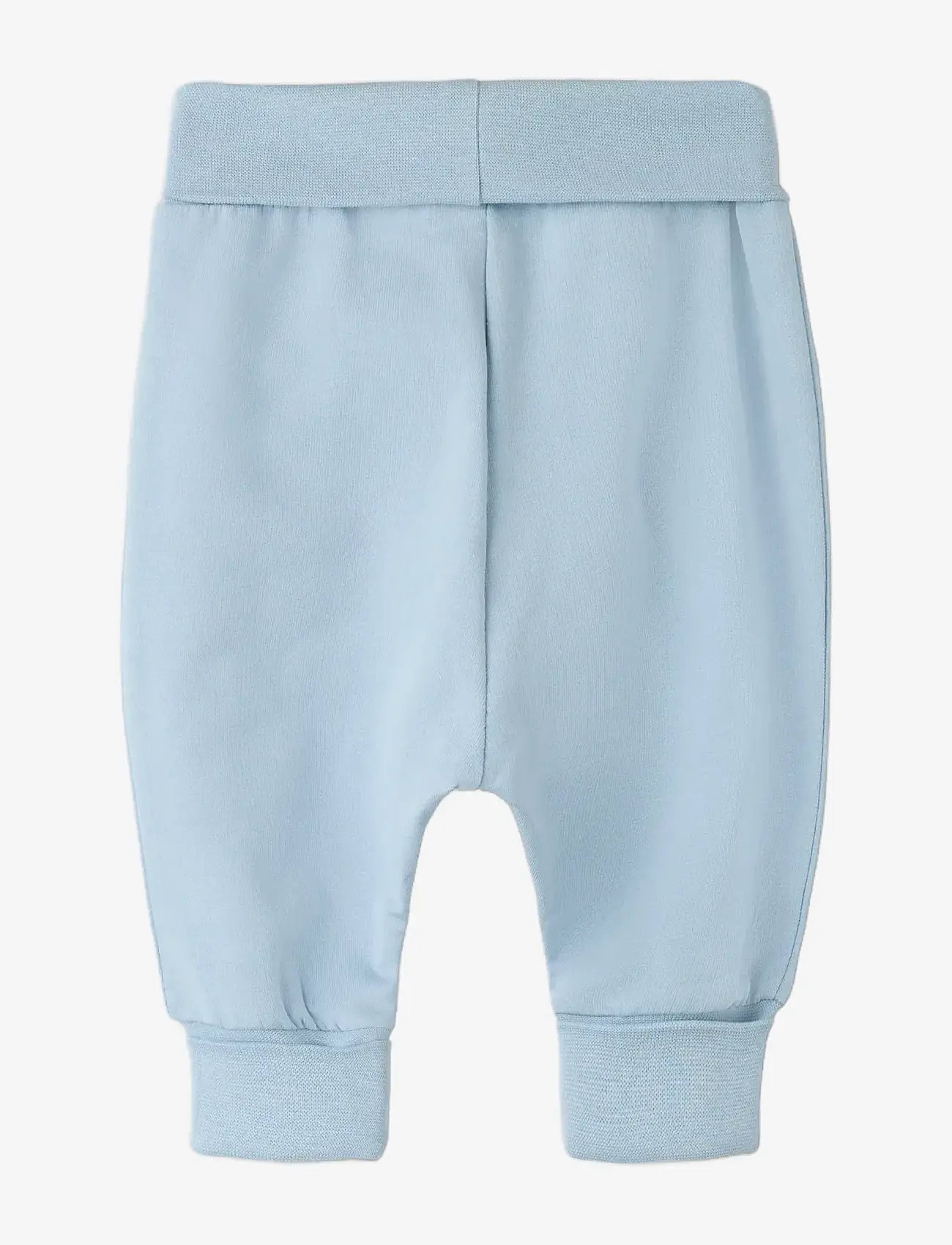 name it - NBNFRAE SWE PANT UNB - gode sommertilbud - blue fog - 1