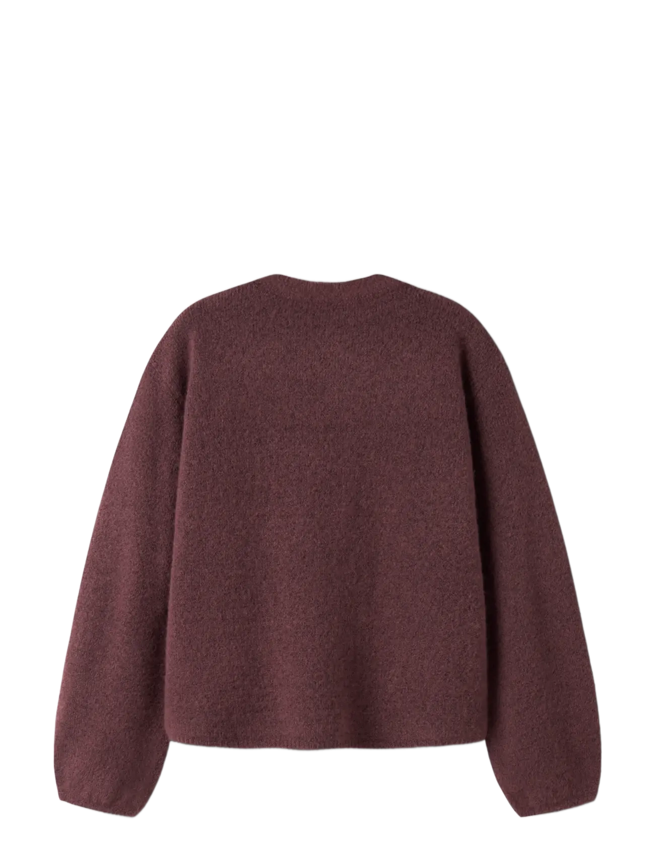 name it - NKFOLINA LS KNIT CARD NOOS - cardigans - wild ginger - 1