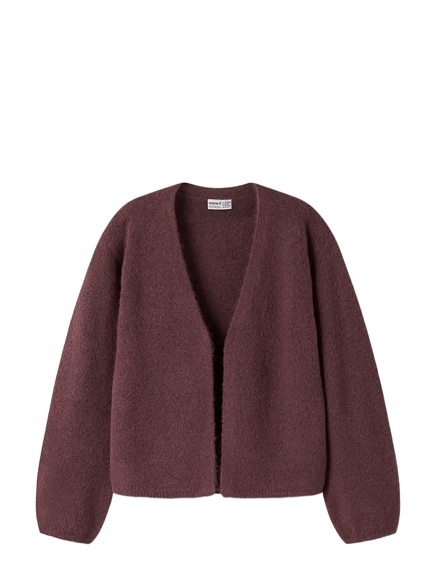 name it - NKFOLINA LS KNIT CARD NOOS - kardiganid - wild ginger - 2