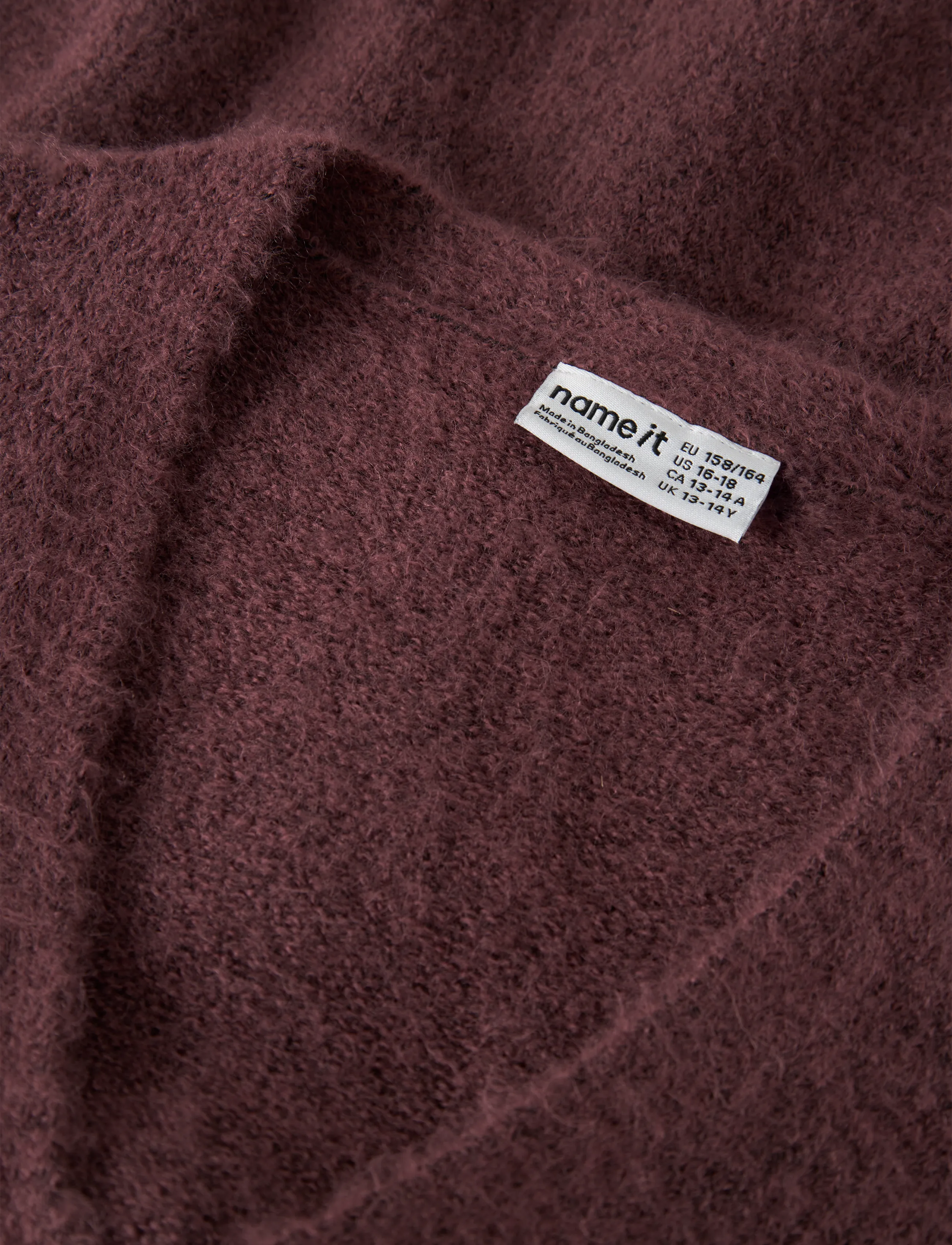name it - NKFOLINA LS KNIT CARD NOOS - cardigans - wild ginger - 3