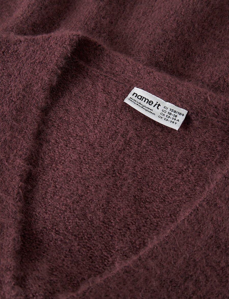 name it - NKFOLINA LS KNIT CARD NOOS - kardiganid - wild ginger - 3