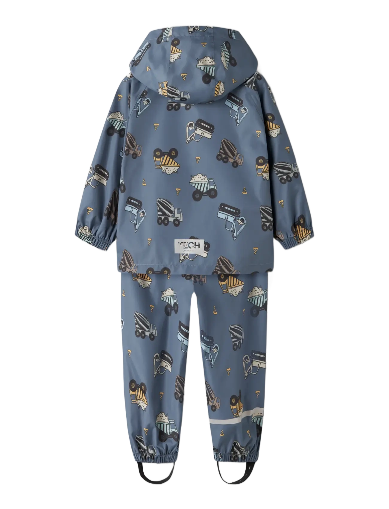 name it - NMNDRAIN05 RAIN SET AOP FO NOOS - vintage indigo - 1