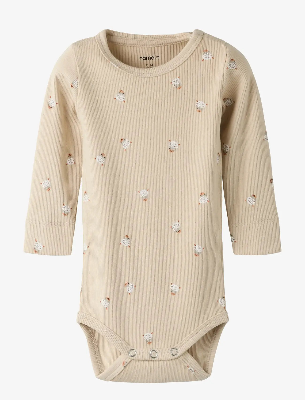 name it - NBNFERINI LS XSL BODY - langærmede heldragter - cement - 0