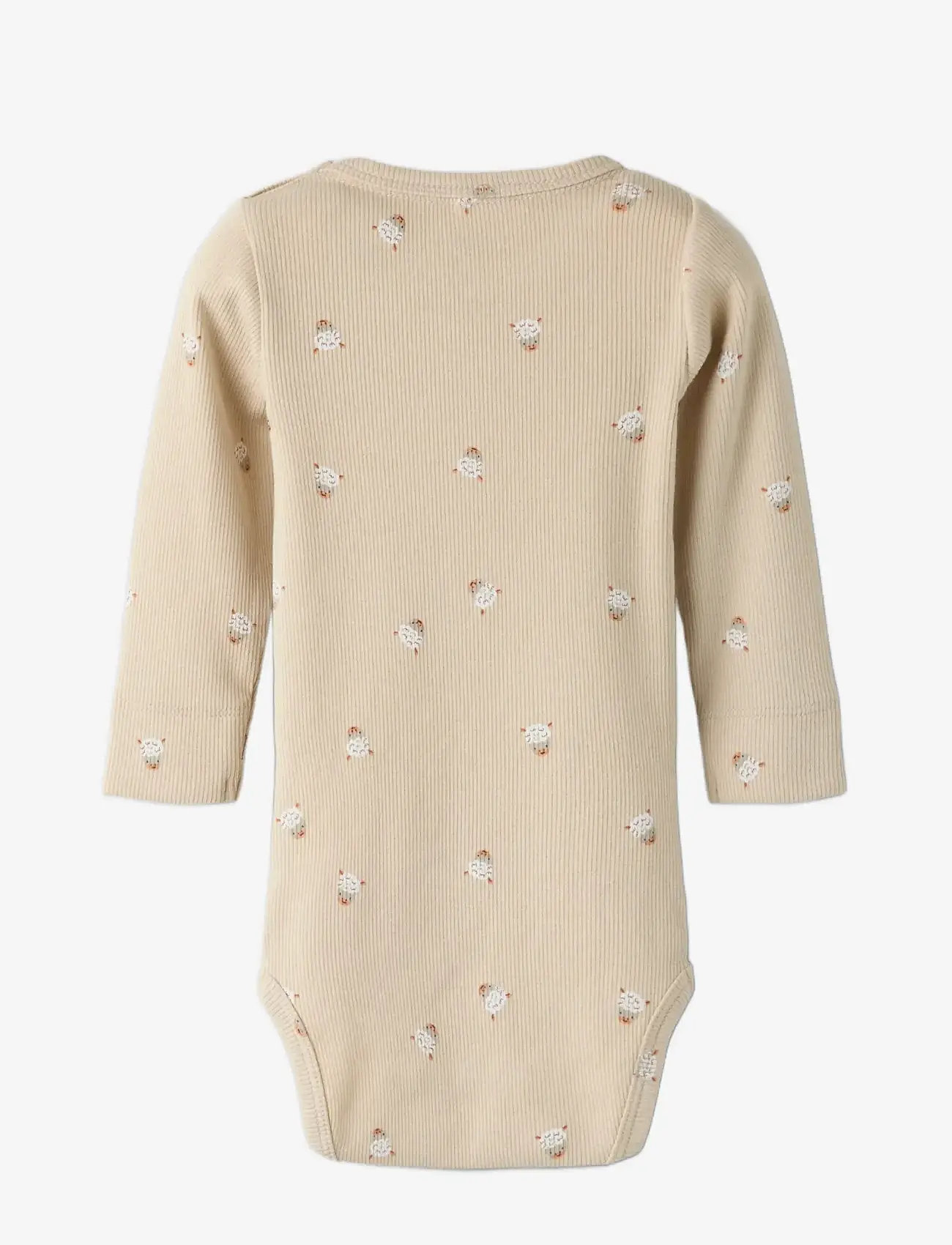 name it - NBNFERINI LS XSL BODY - langærmede heldragter - cement - 1