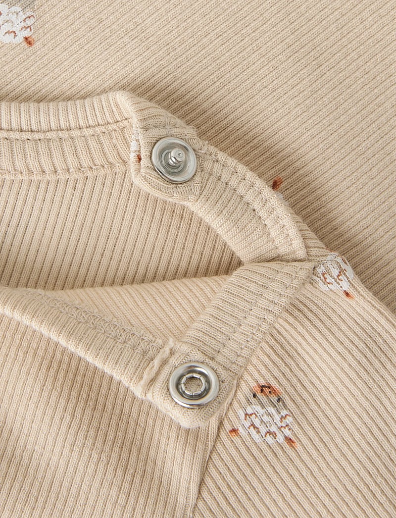 name it - NBNFERINI LS XSL BODY - langærmede heldragter - cement - 2