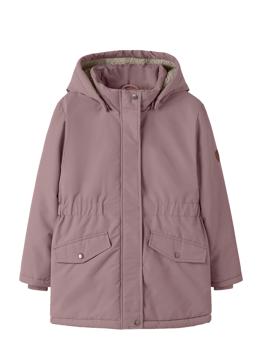 name it - NKFMARLOW PARKA JACKET PB1 FO - daunen- und steppjacken - woodrose - 0