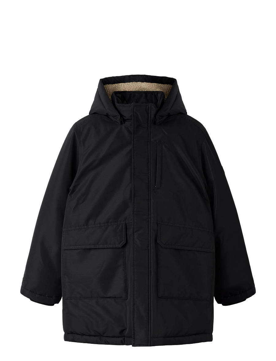 name it - NKMMARLOW PARKA JACKET PB1 FO - daunen- und steppjacken - black - 0