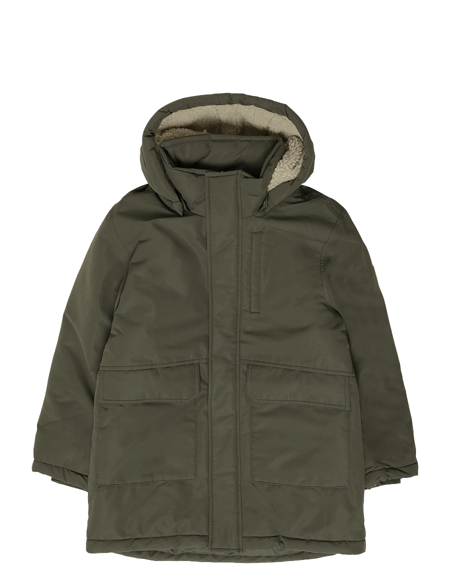 name it - NKMMARLOW PARKA JACKET PB1 FO - daunen- und steppjacken - deep depths - 0
