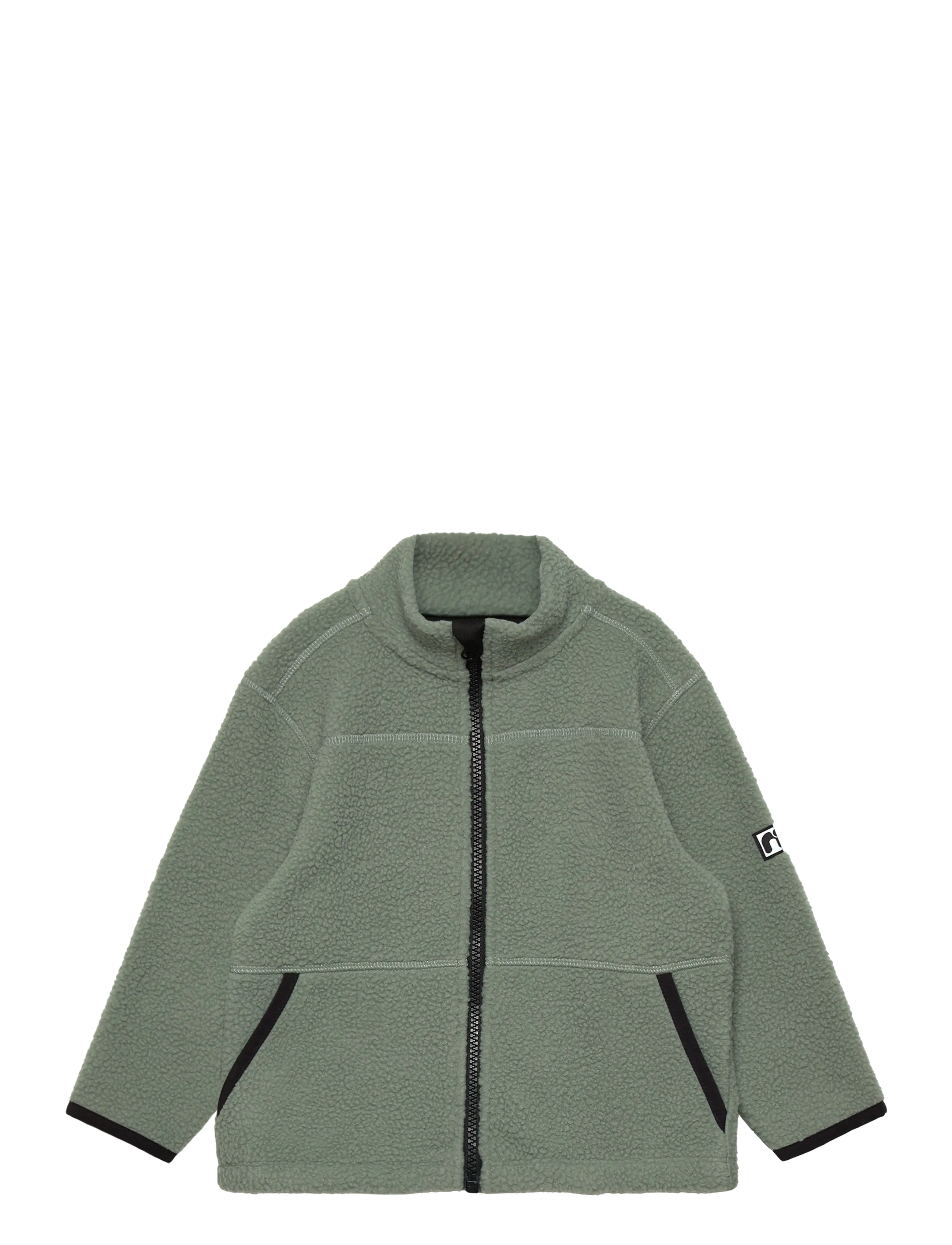 name it NMMBULIN LS NREG TEDDY CARD - Outerwear - CHINOIS GREEN / black