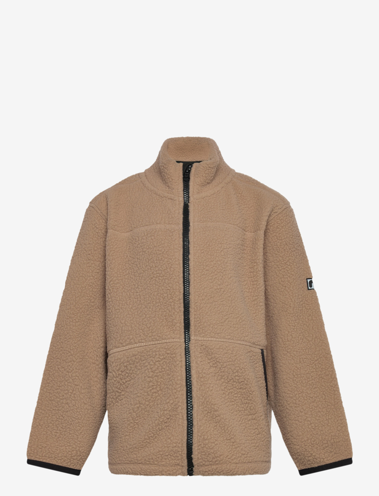 name it - NKFBULINA LS NREG TEDDY CARD - fleece jackets - gilded beige - 0