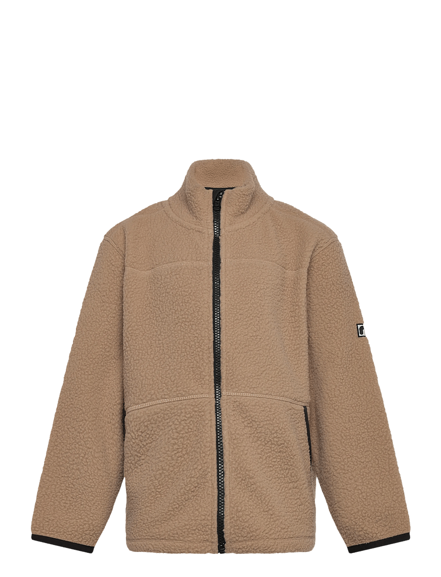 name it - NKFBULINA LS NREG TEDDY CARD - fleecejacken - gilded beige - 0
