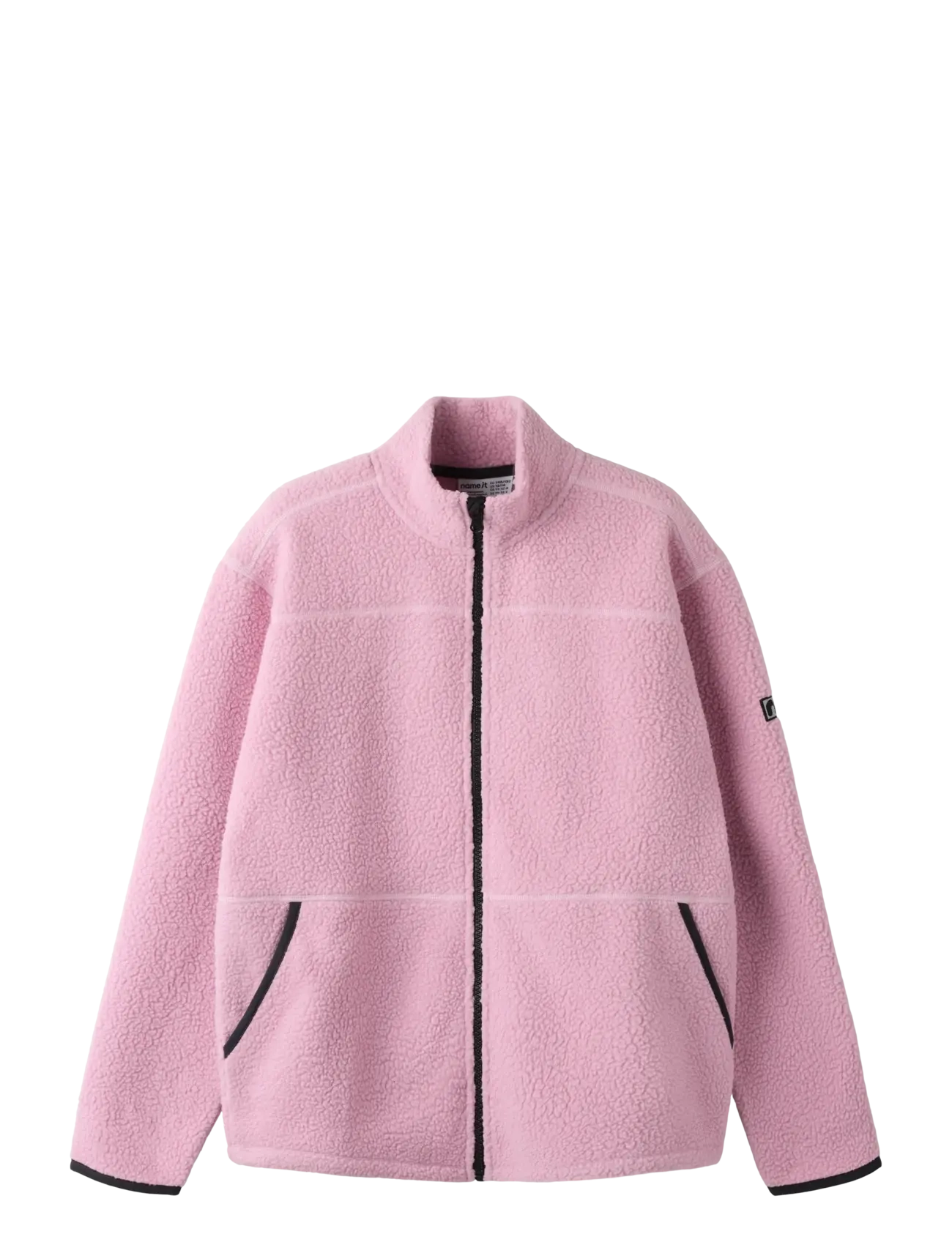 name it NKFBULINA LS NREG TEDDY CARD - Yttertøy - MAUVE MIST / pink/rose