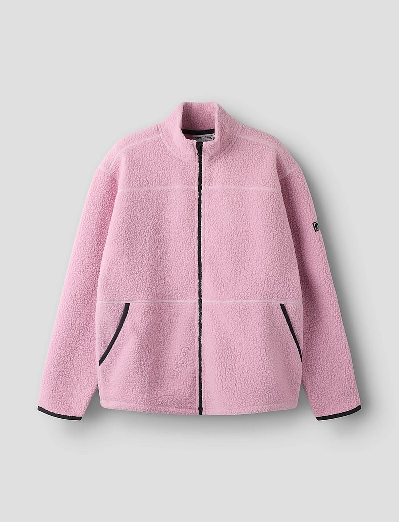 name it - NKFBULINA LS NREG TEDDY CARD - fleecejacken - mauve mist - 0