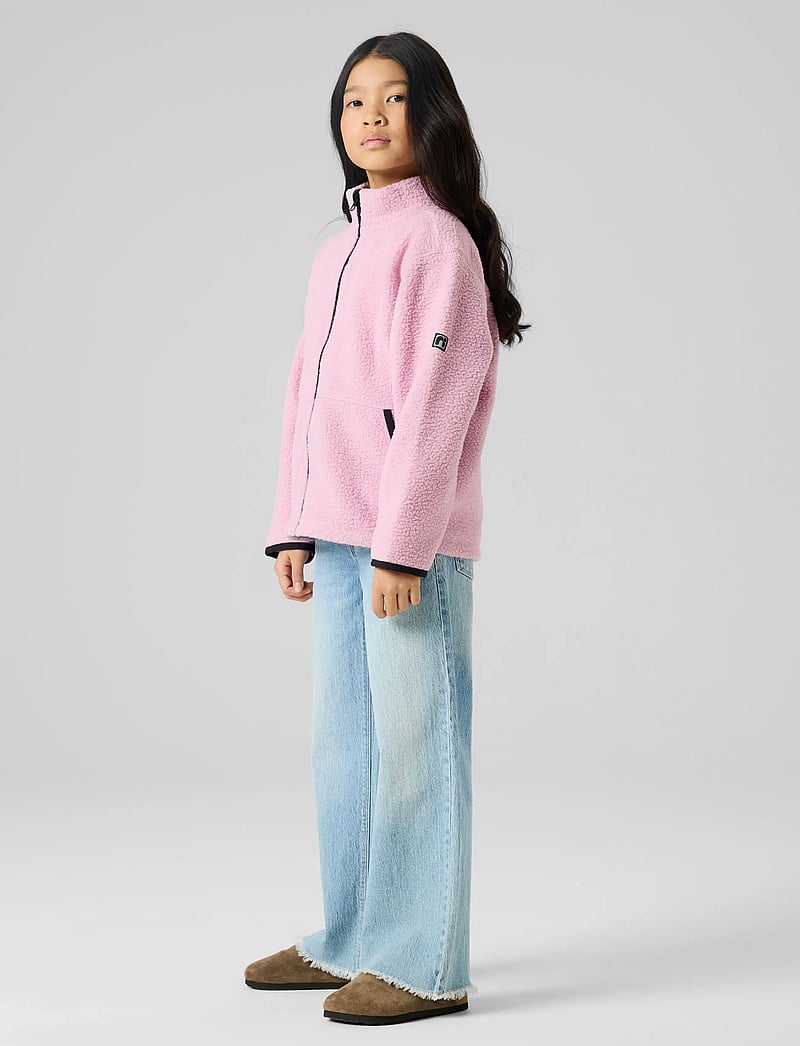 name it - NKFBULINA LS NREG TEDDY CARD - fleecejacken - mauve mist - 4