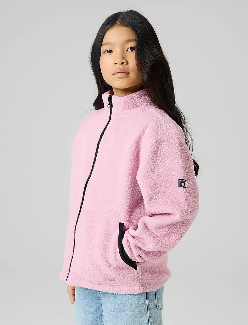 name it - NKFBULINA LS NREG TEDDY CARD - fleecejacken - mauve mist - 5