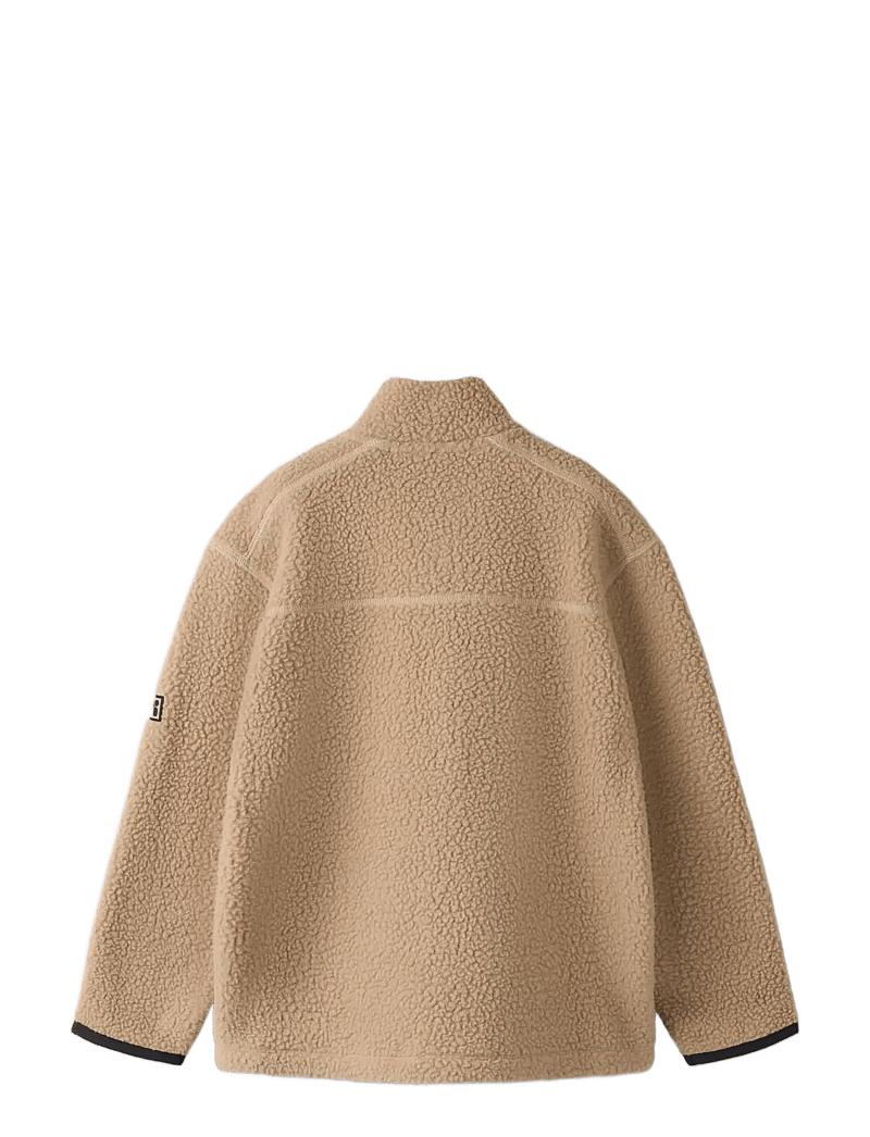 name it - NMFBULINA LS NREG TEDDY CARD - fleecejacken - gilded beige - 2