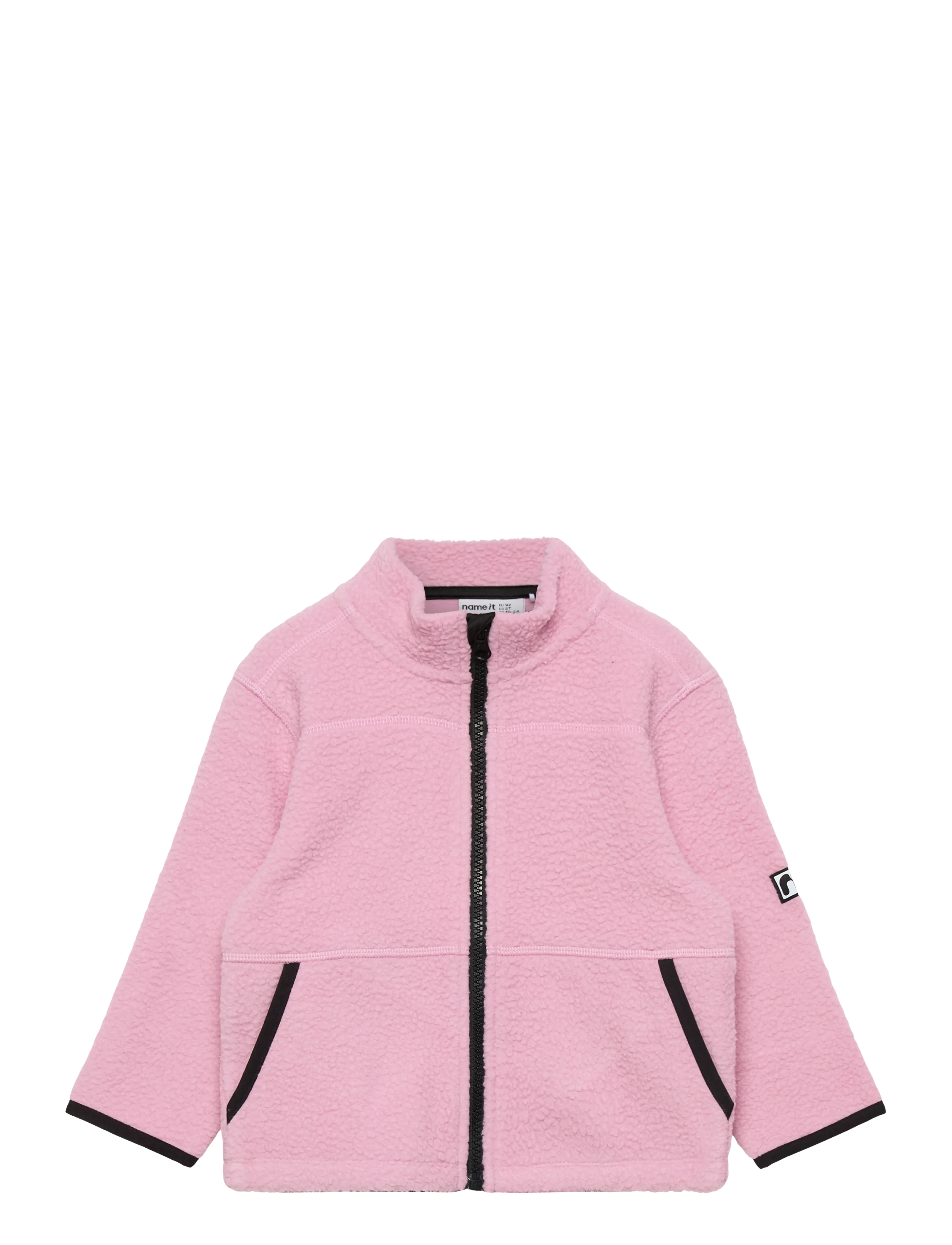 name it Nmfbulina Ls Nreg Teddy Card, Børn, Teddy Cardigan, Pink, Str: 110