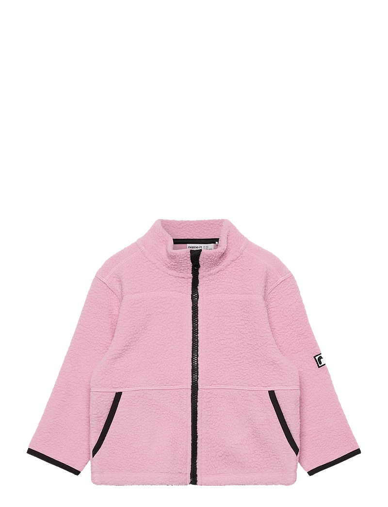 name it - NMFBULINA LS NREG TEDDY CARD - fleecejacken - mauve mist - 0