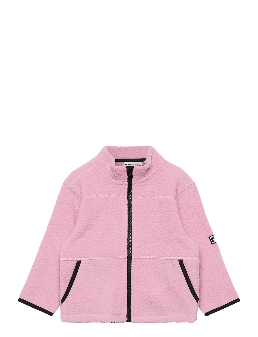 name it - NMFBULINA LS NREG TEDDY CARD - fleecejacken - mauve mist - 0