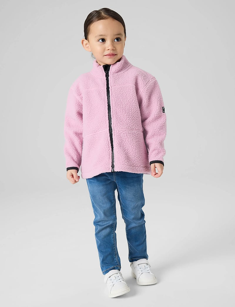 name it - NMFBULINA LS NREG TEDDY CARD - fleecejacken - mauve mist - 2