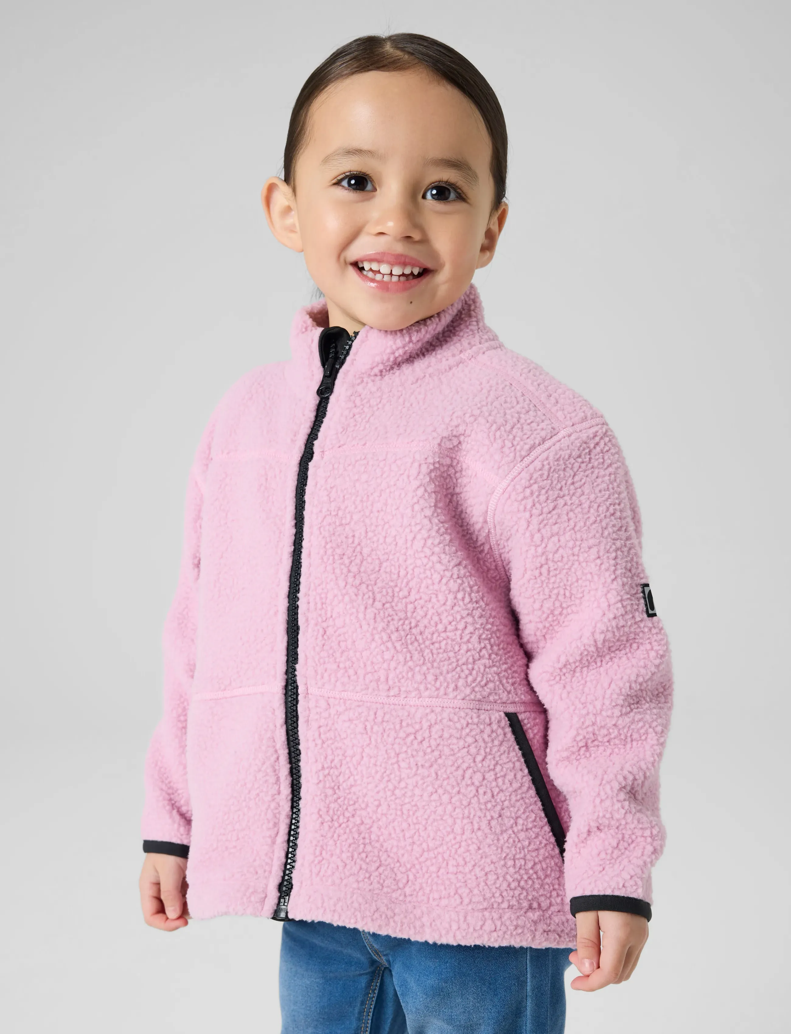 name it - NMFBULINA LS NREG TEDDY CARD - herfstjassen - mauve mist - 3