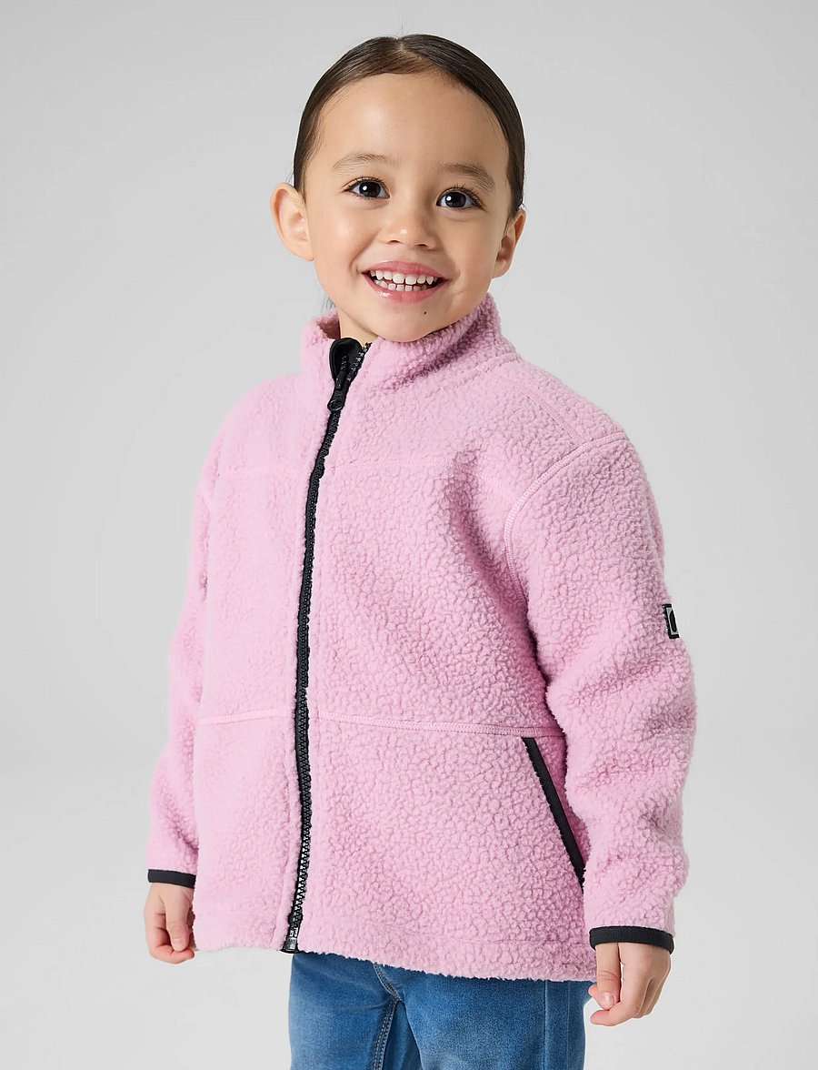 name it - NMFBULINA LS NREG TEDDY CARD - fleecejacken - mauve mist - 3