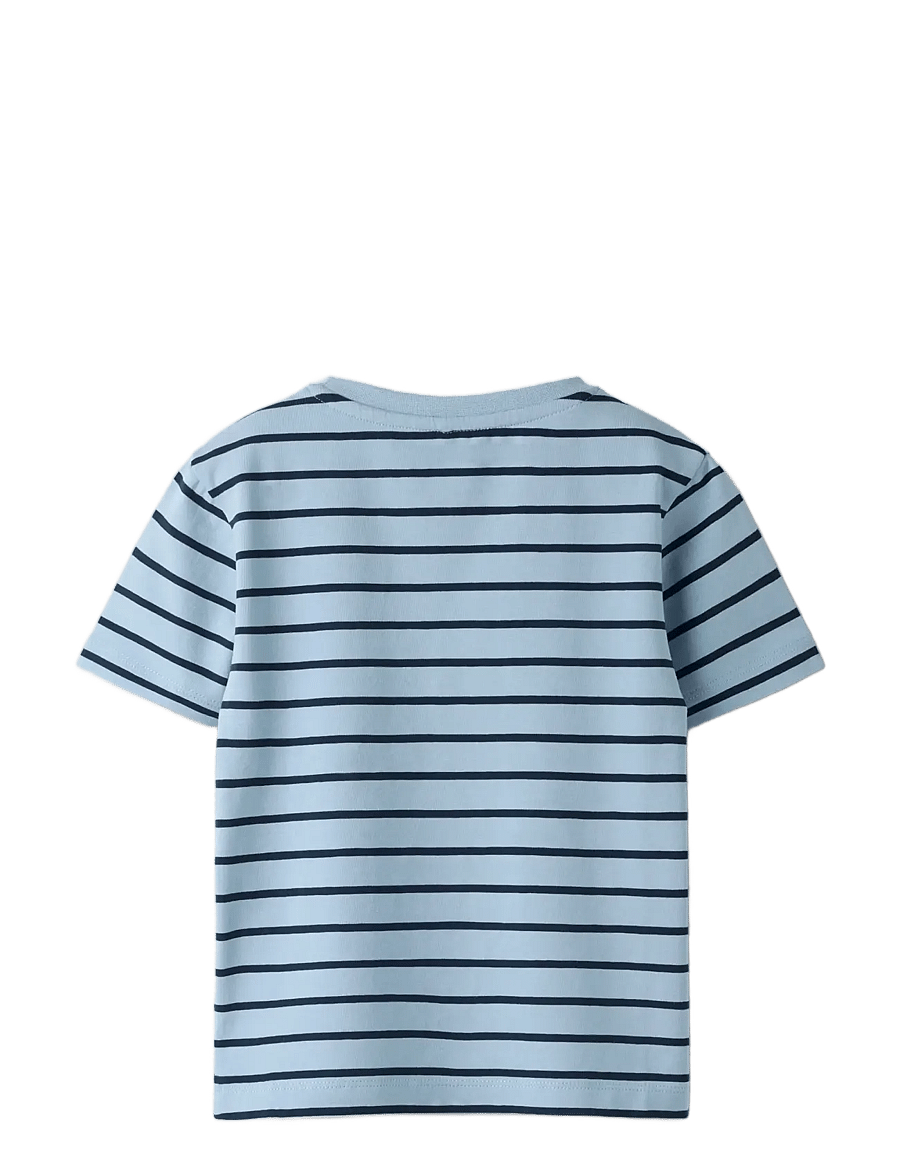 name it - NMMMIALL EMIL SS NREG TOP BOX SKY - kortärmade t-shirts - blue fog - 1