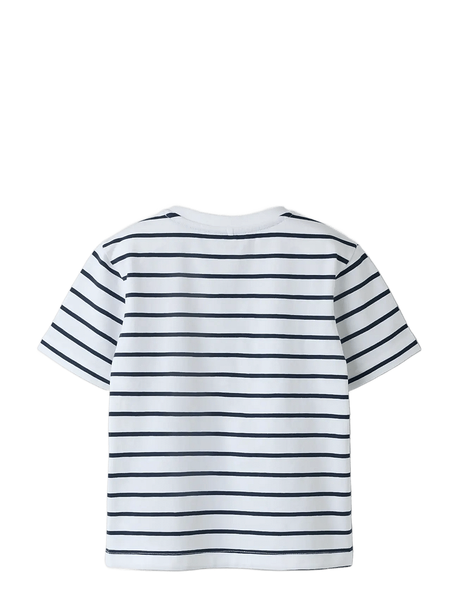 name it - NMMMIALL EMIL SS NREG TOP BOX SKY - korte mouwen - bright white - 1