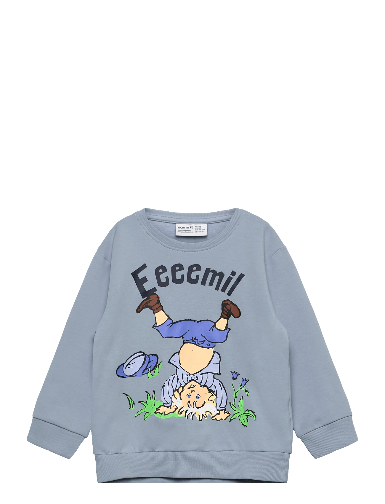 NMMMASKA EMIL NREG SWEAT UNB SKY - BLUE