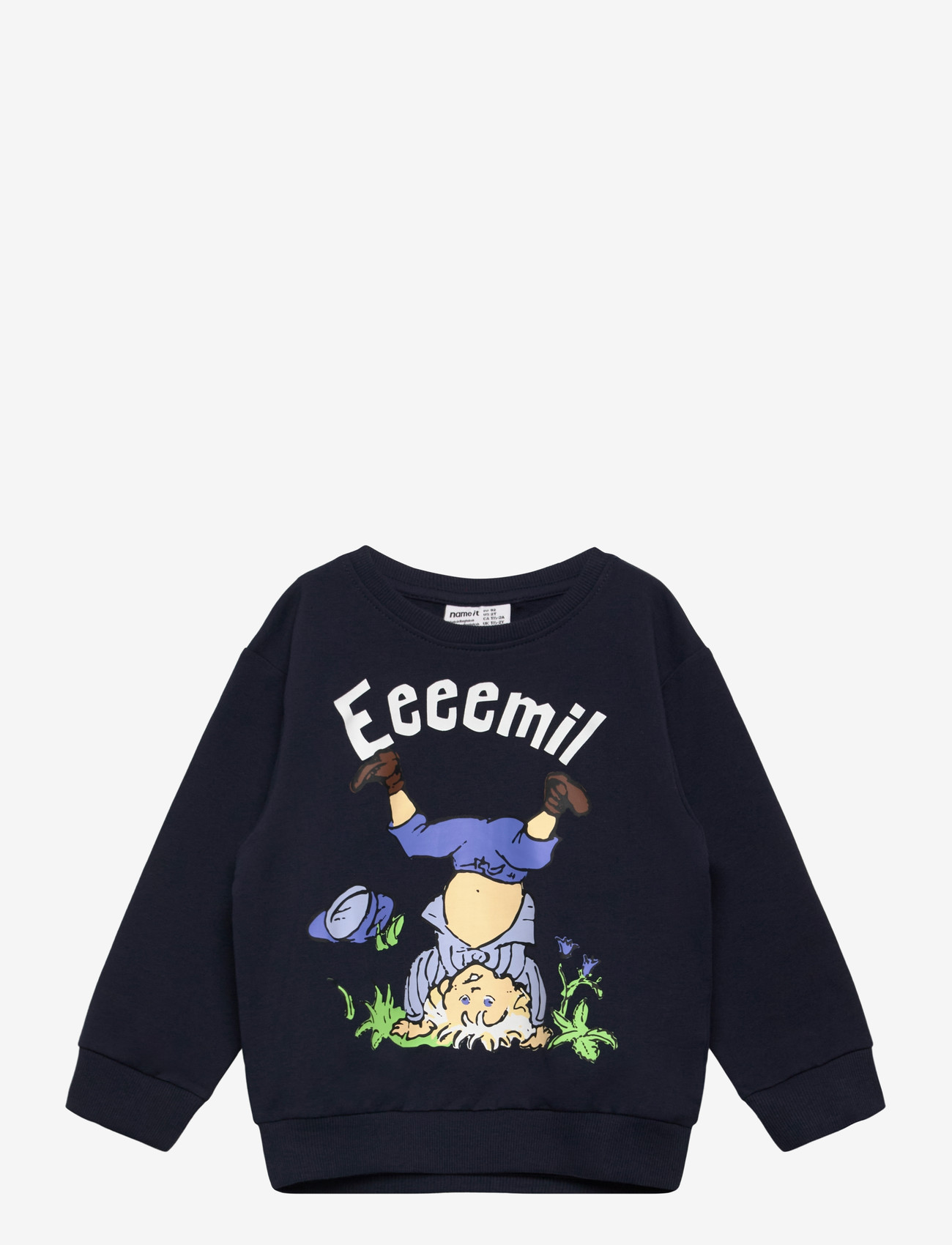 name it - NMMMASKA EMIL NREG SWEAT UNB SKY - sweatshirts - navy blazer - 0